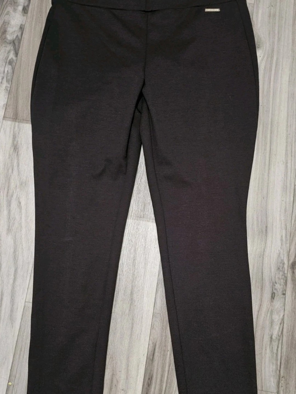 Michael Kors Black Skinny Ponte Pants L